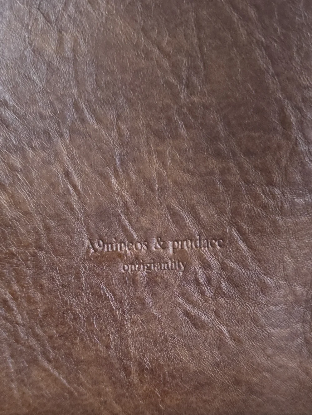 Faux Leather Medium Size Tote